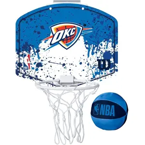 WILSON Mini Panier NBA Oklahoma City Thunder - bleu - TU pas cher