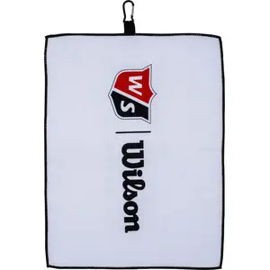 Comparateur de prix : Wilson TRI Fold Serviettes Unisex-Adult, Blanc, Taille Unique