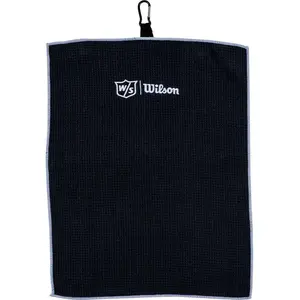 Comparateur de prix : Wilson TRI Fold Serviettes Unisex-Adult, Noir, Taille Unique