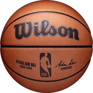 Wilson NBA Official Game Ball Basketball Retail, Brown 7 pas cher