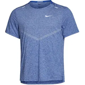 Nike Men's Shirt M NK DF Rise 365 SS, Game Royal/HTR/Reflective Silv, CZ9184-482, S