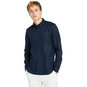 Comparateur de prix : Timberland Mill Brook Linen Shirt LS - Chemise homme Dark Sapphire XXL