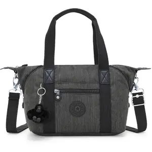 Kipling Sac D'épaule Art Mini Black Peppery Gris Petit Femme 100% Polyester pas cher