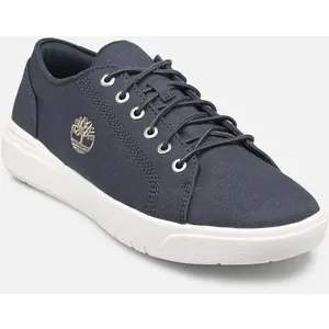 Timberland Homme Baskets Basses en Dentelle, Toile Bleu foncé, 42 EU pas cher