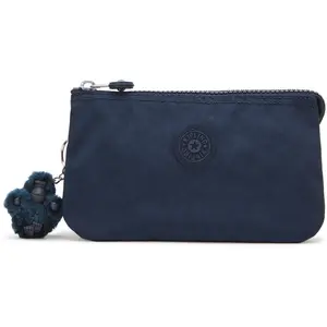 Comparateur de prix : Kipling Pochette Creativity L Blue Bleu 2 Grand Femme 100% Polyamide
