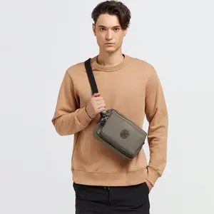 Comparateur de prix : Kipling ABANU M Sac à bandoulière de taille moyenne, Green Moss (Vert)