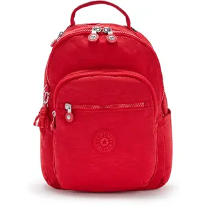 Comparateur de prix : Kipling Sac À Dos Seoul S Red Rouge Petit Femme 100% Polyamide