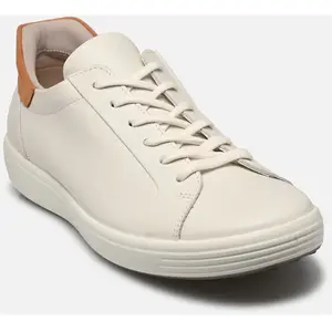 ECCO Baskets Soft 7 Easy Slip pour homme, Blanc/lion, 38.5/39 EU