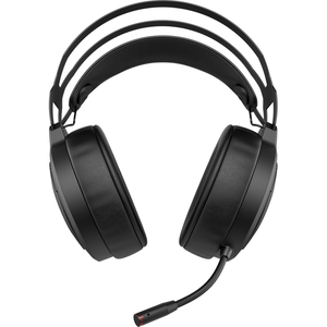 HP X1000 - Casque - bandeau - jeu - noir - bouton - bouton rotatif
