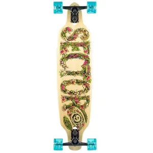 Planche de skate Sector 9 Fractal Floral - beige - 36x9x23,6" pas cher