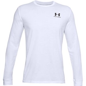 Under Armour T-shirt à logo sur le poitrine gauche Sportstyle blanc XS pas cher