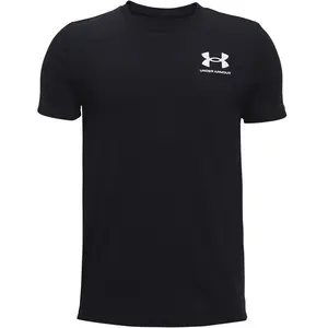 Comparateur de prix : Under Armour Sportstyle Left Chest T-shirt Garçons - Noir, Taille 128