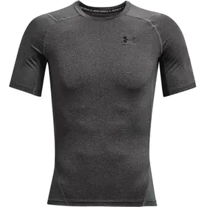 Comparateur de prix : T-shirt Under Armour HeatGear Compression manche courte gris noir - S