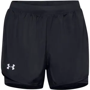 Short femme Under Armour Fly By 2.0 2-in-1 Noir S 1356200-001 pas cher