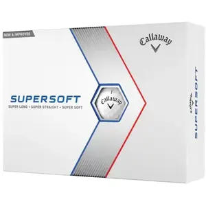 Balles de Golf - Callaway - Supersoft - Blanche - Mixte - Distance élevée