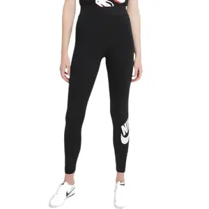 Nike W NSW ESSNTL LGGNG Futura HR, Leggings Femme, Black/(White), SVendu parspartoo