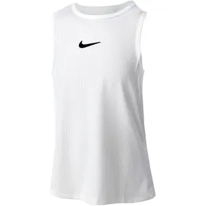 Nike Dri-Fit Victory Débardeur Tank Top Filles-Blanc,Noir, Taille XL pas cher