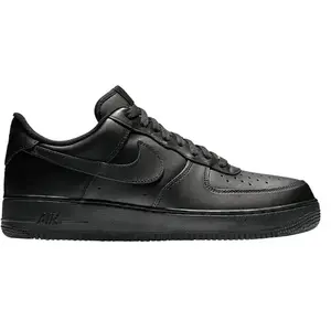 Nike Nike Air Force 1 '07 Men's Shoe - BLACK, BLACK 48.5 pas cher