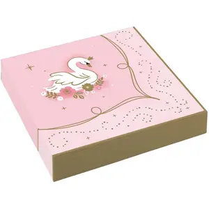 Comparateur de prix : Amscan Lot 16 Serviettes en papier Princesse d'un jour 33 x 33cm - Amscan