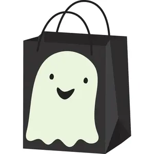 Amscan Sac à bonbons phosphorescent - Halloween