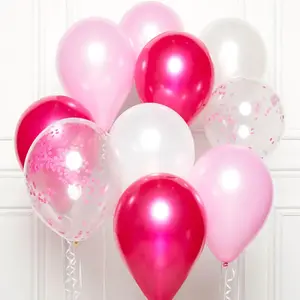Comparateur de prix : Amscan Kit Bouquet de 10 ballons - Rose