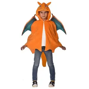 Comparateur de prix : Amscan déguisement pokémon dracaufeu cape orange enfant - 9/11 ans - orange - 9909058