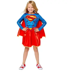 amscan-9910136 Déguisement, Fille, 9910136, Rouge/Bleu, 4-6 Ans pas cher