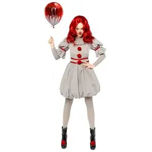 Comparateur de prix : amscan Pennywise - 9912532 - Déguisement de cirque d'Halloween - Pour femme - Taille 38-40