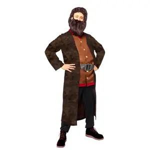 Amscan - Costume Hagrid, Harry Potter, magicien, carnaval, fête à thème, carnaval, MarronVendu paramazon