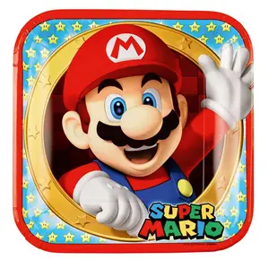 Comparateur de prix : Amscan planches de fête Super Mario 23 x 23 cm 8 pièces