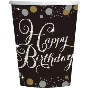 Comparateur de prix : Amscan Gobelets Joyeux Anniversaire x8