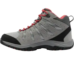 Chaussures de marche Columbia Redmond III Waterproof gris rouge femme - 40.5 pas cher