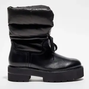 Stuart Weitzman - Boots en Cuir Tyler Ultralift noires - Talon 5 cm 40