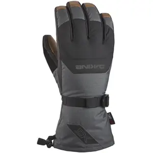 Dakine - Gants de ski 2-en-1 - Leather Scout Glove Carbon pour Homme en Cuir - Taille M - Gris
