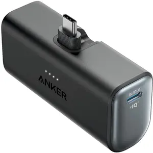 Comparateur de prix : Anker Nano Power Bank 5 000 mAh, 22,5 W, intégrée avec connecteur USB-C, noir