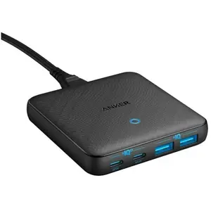 Comparateur de prix : USB-C-Ladegerät 65 Watt piq 3.0 & GaN 4 Port Schwarz (A2046G12) - Anker