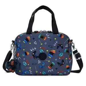 Kipling Pochette Miyo Gaming Grey Imprimé Grand Femme 100% Recycled PolyesterVendu paramazon