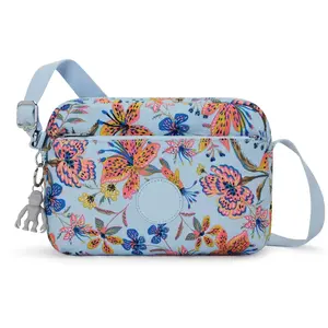 Kipling Sac Bandoulière Damian Wild Flowers Imprimé Petit Femme 100% R... pas cher
