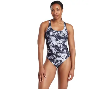 Zoggs Maillot De Bain Marble Powerback pas cher