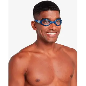 Lunettes de natation Zoggs Tiger LSR+ bleues avec verres transparents pas cher