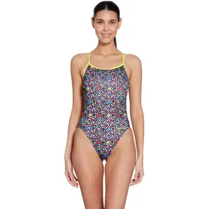 Zoggs Maillot De Bain Printed Rayback E Plus 36 pas cher