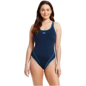 Maillot de bain Zoggs Master bleu marine femme - 34 pas cher