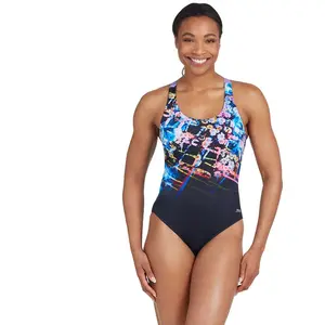 Zoggs Maillot De Bain Ecolast+ Actionback 32 pas cher
