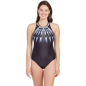 Zoggs Hi Cross X Back - E Maillot de Bain pour Femme pas cher