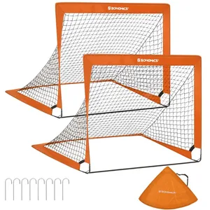 SONGMICS Lot de 2, But de Football pour Enfants, Pliable, Montage Rapi... pas cher