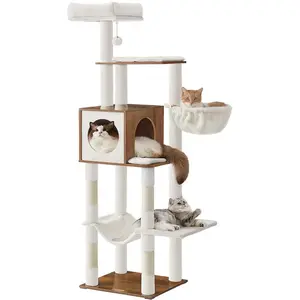 Feandrea Grand arbre à chat avec grotte pas cher