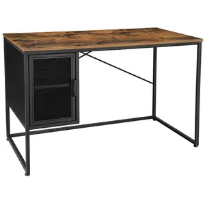 VASAGLE Bureau 118 cm industriel pas cher
