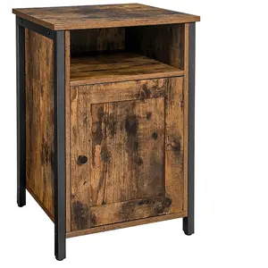VASAGLE Table de Chevet Style Industriel pas cher