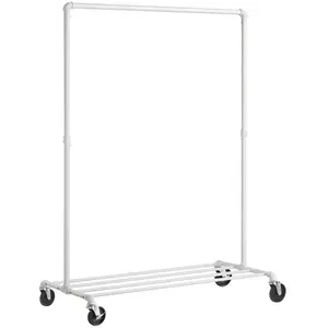 SONGMICS Portant à vêtements blanc pas cher