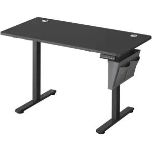 SONGMICS Bureau électrique assis-debout 60 x 120 x (72-120) cm noir d'encre
